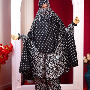 Autumn Peach – Semi-Long Instant Ready Khimar